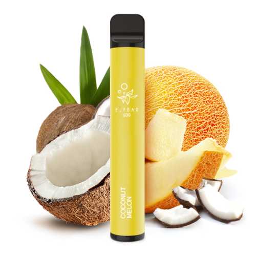 Elf Bar 600 Coconut Melon Einweg-E-Zigarette mit 2% Nikotin oder nikotinfrei – Vapestick jetzt bei semyshop.de online bestellen!